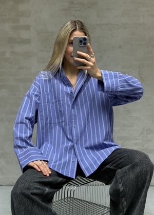 Fie skjorte Lavender Stripe Boii Studios 